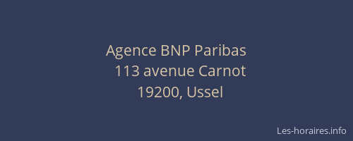 Agence BNP Paribas