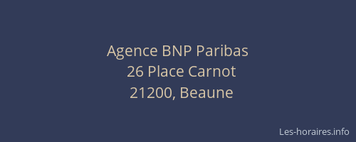 Agence BNP Paribas