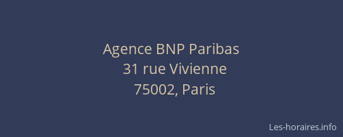 Agence BNP Paribas