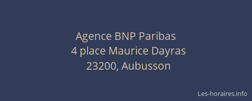 Agence BNP Paribas