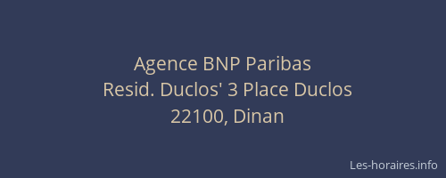 Agence BNP Paribas