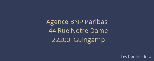 Agence BNP Paribas