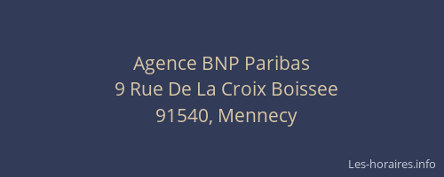 Agence BNP Paribas