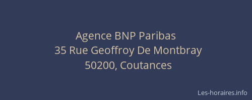 Agence BNP Paribas