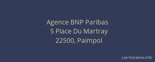 Agence BNP Paribas