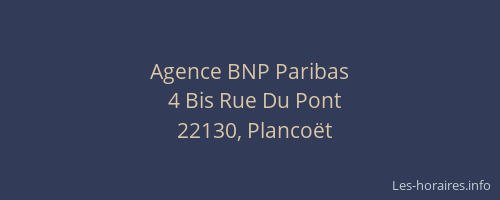 Agence BNP Paribas