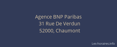 Agence BNP Paribas