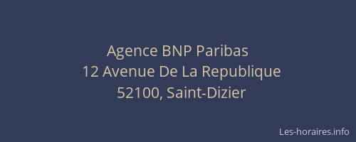 Agence BNP Paribas