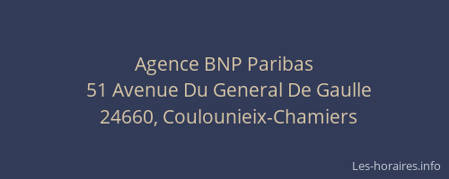 Agence BNP Paribas