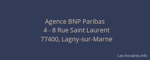 Agence BNP Paribas