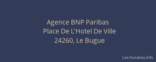 Agence BNP Paribas