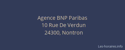 Agence BNP Paribas