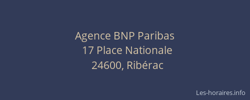 Agence BNP Paribas