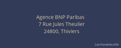 Agence BNP Paribas