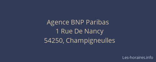 Agence BNP Paribas