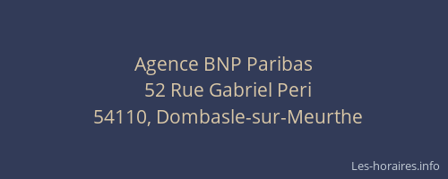 Agence BNP Paribas