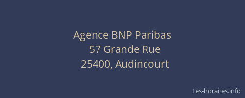 Agence BNP Paribas