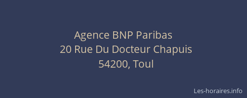 Agence BNP Paribas