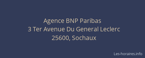 Agence BNP Paribas