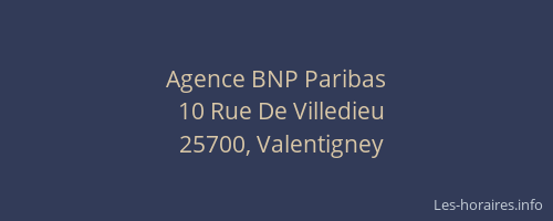 Agence BNP Paribas