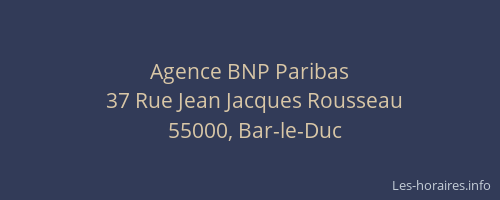 Agence BNP Paribas