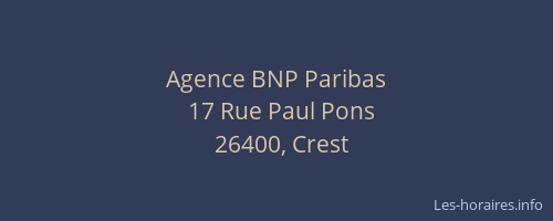 Agence BNP Paribas