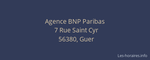 Agence BNP Paribas