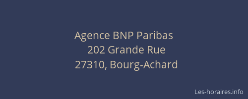 Agence BNP Paribas