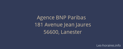 Agence BNP Paribas