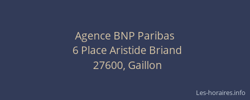 Agence BNP Paribas