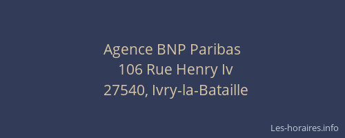 Agence BNP Paribas