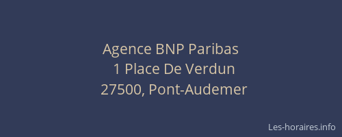 Agence BNP Paribas