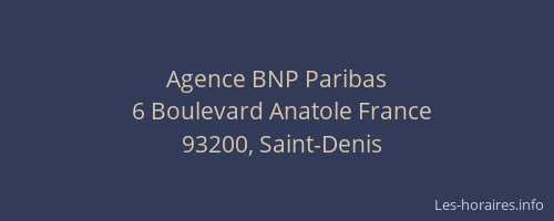 Agence BNP Paribas