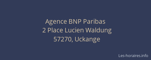 Agence BNP Paribas