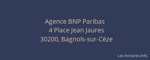 Agence BNP Paribas