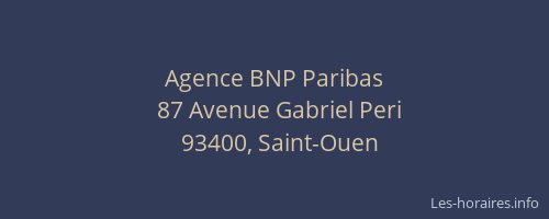 Agence BNP Paribas