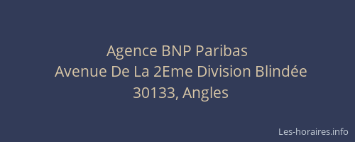 Agence BNP Paribas