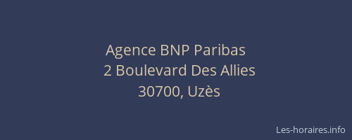 Agence BNP Paribas