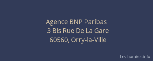 Agence BNP Paribas