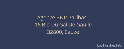 Agence BNP Paribas