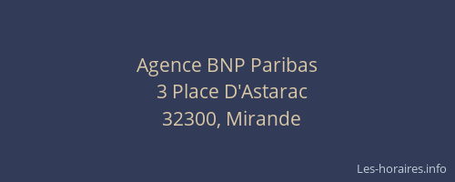 Agence BNP Paribas