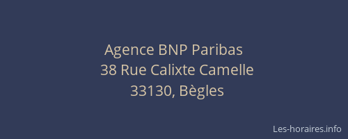 Agence BNP Paribas