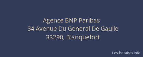 Agence BNP Paribas