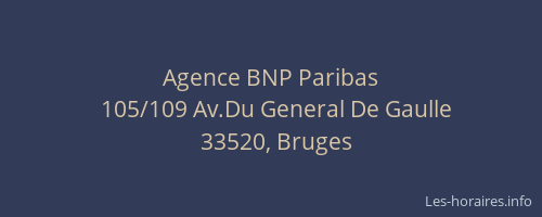 Agence BNP Paribas