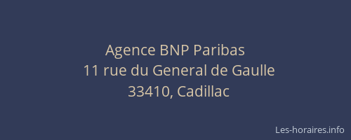 Agence BNP Paribas