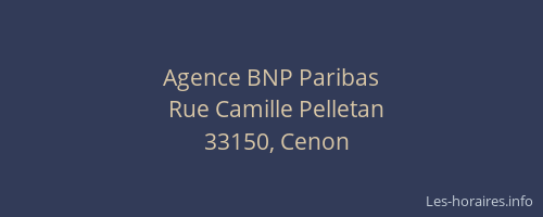 Agence BNP Paribas