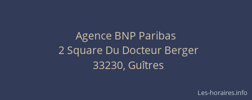 Agence BNP Paribas