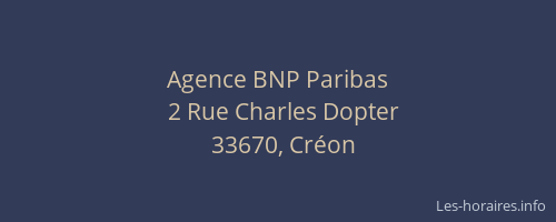 Agence BNP Paribas