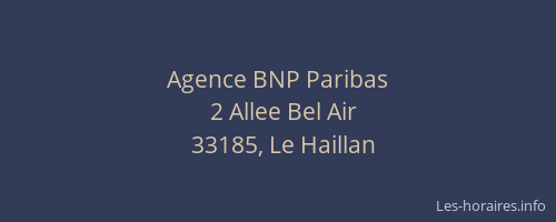 Agence BNP Paribas