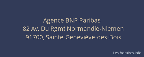Agence BNP Paribas